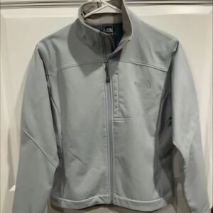 The North Face Apex Jacket Womens Sz S Light Blue/Slate